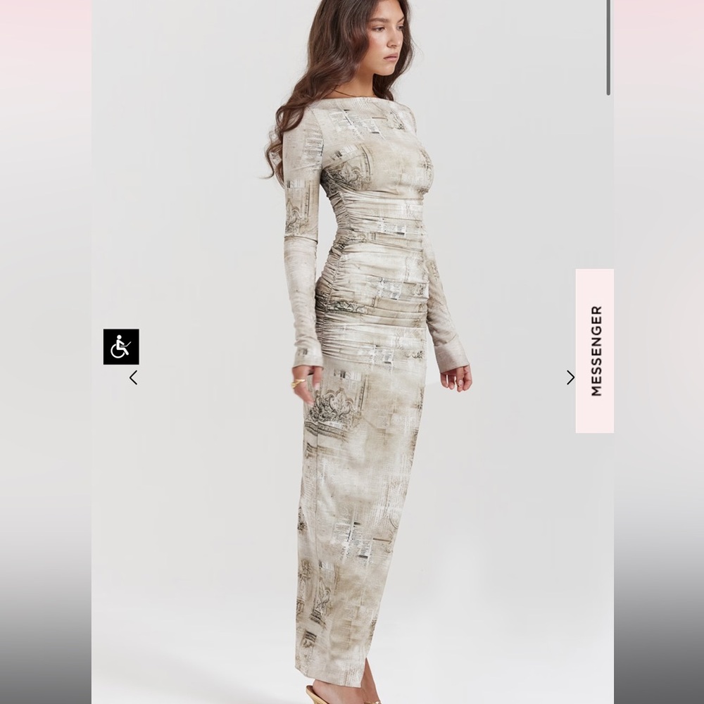 House of CB Lanetta Georgette Dress - Picture 6 of 8